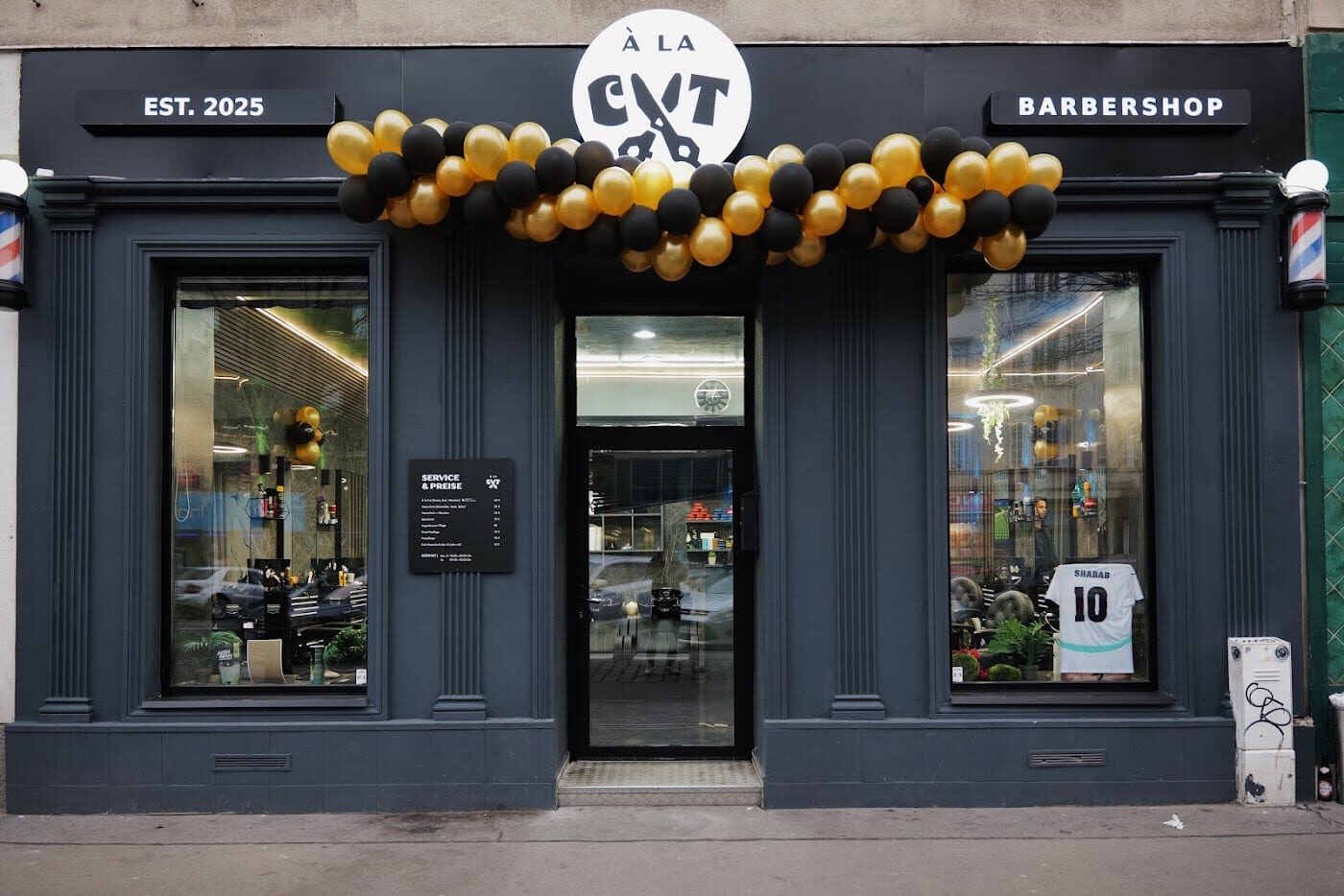 Fades cut precise, walk-ins welcome